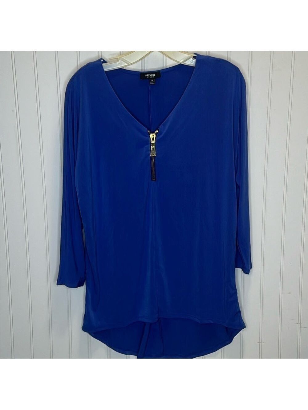 Premise Studio pull over blouse Blue, size Medium